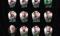 التشكيلة الأساسية لمنتخبنا الوطني في نهائي كأس ملك تايلاند.